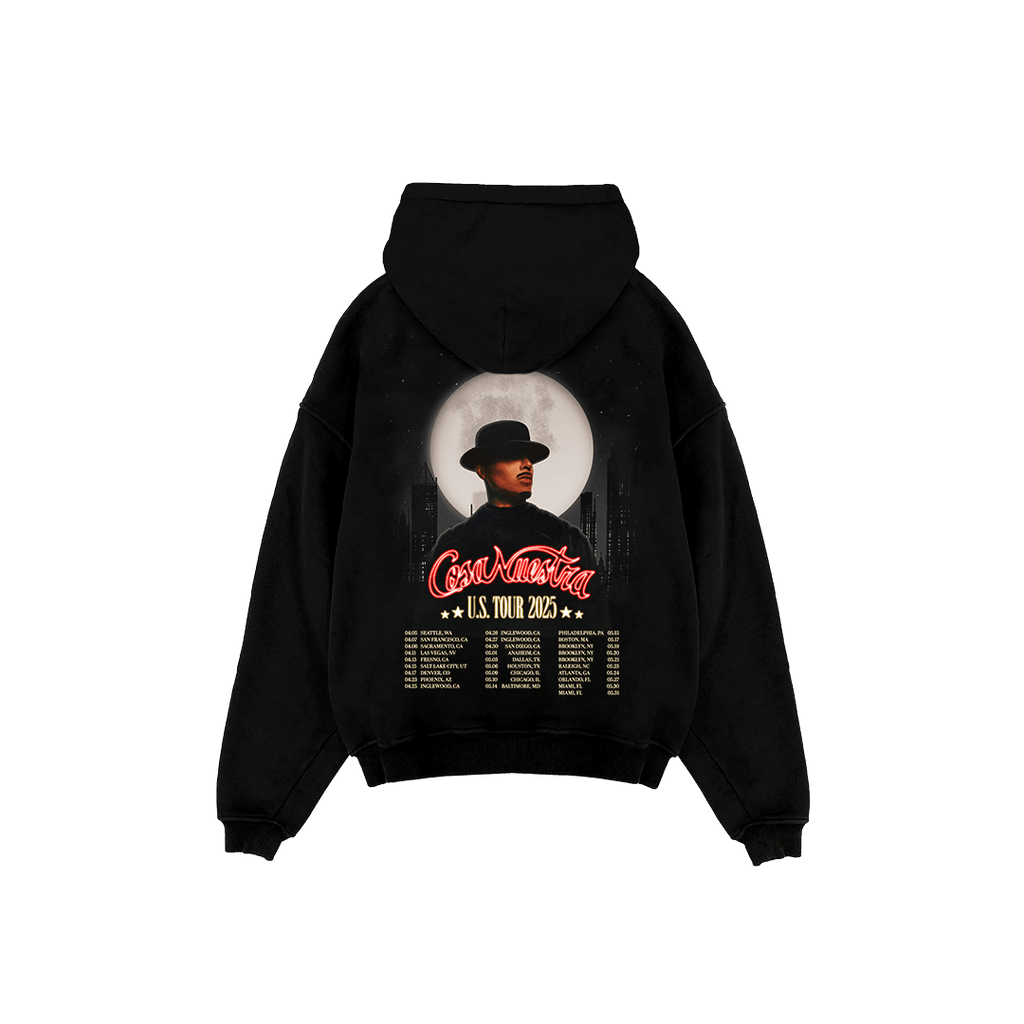 Rauw Alejandro Store Cosa Nuestra World Tour Hoodie - Black