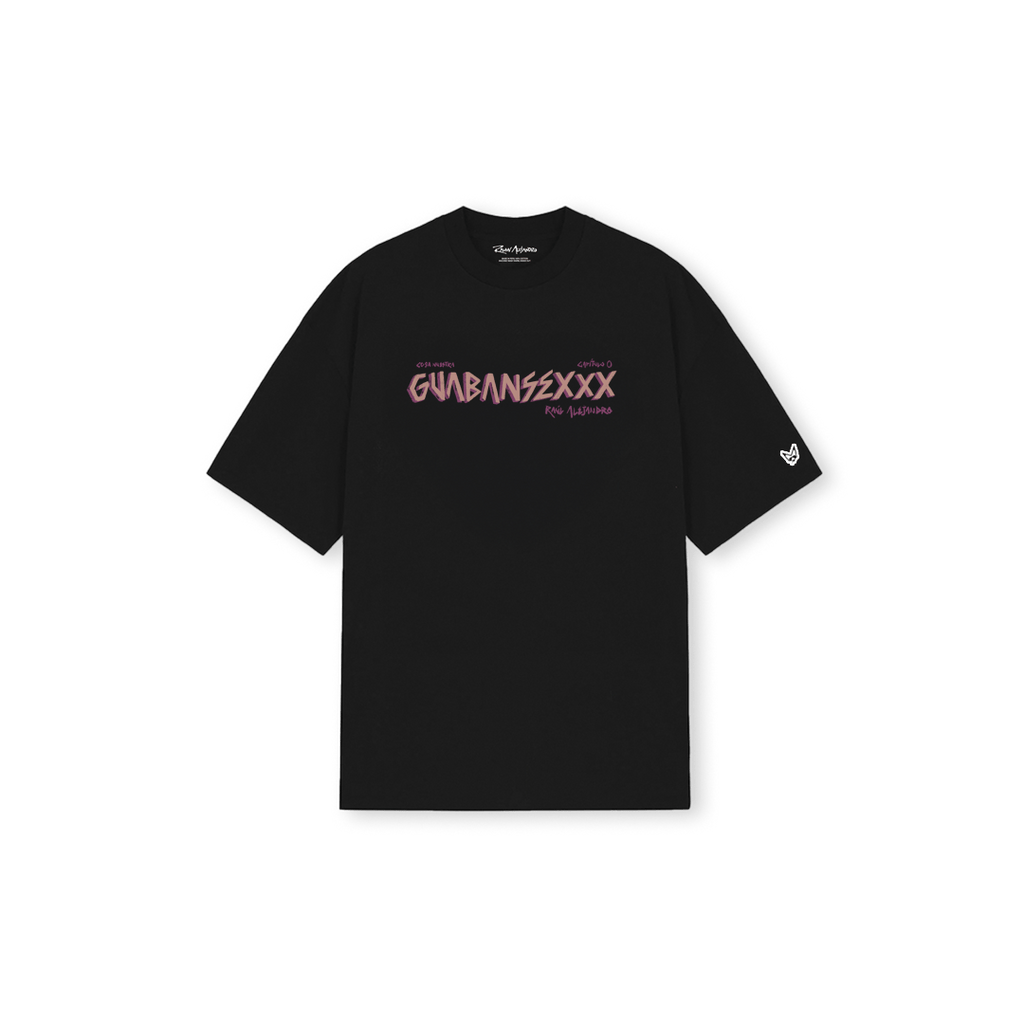 Rauw Alejandro Store Guabansexxx Tee Shirt - Black