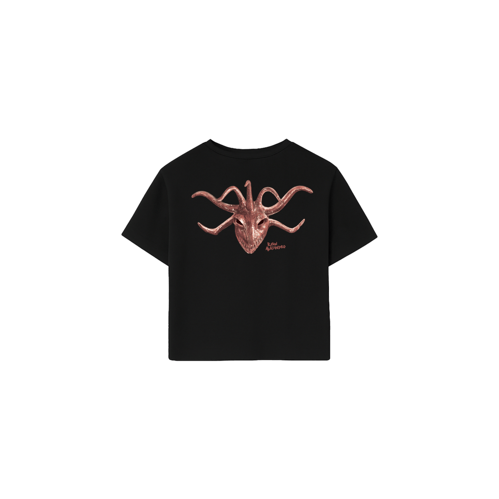 Rauw Alejandro Store T-Shirt Tradicion es Identidad Baby Tee Black