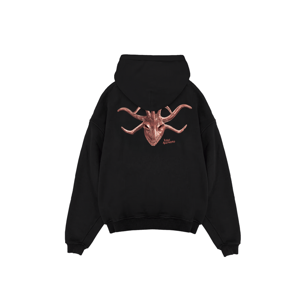 Rauw Alejandro Store Hoodie Tradicion es Identidad Hoodie Black